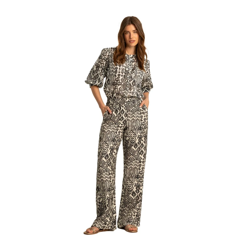 Dames Broek EX21-25356 Expresso MIDDEN BRUIN