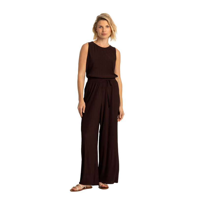 Dames Broek EX21-25564 Expresso DONKER BRUIN