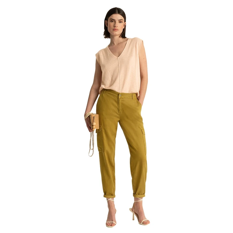 Dames Broek EX23-21008 Expresso OLIJF