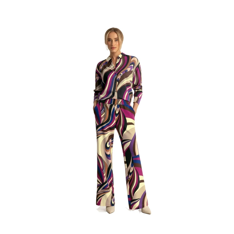 Dames Broek EX23-21055 Expresso CERISE
