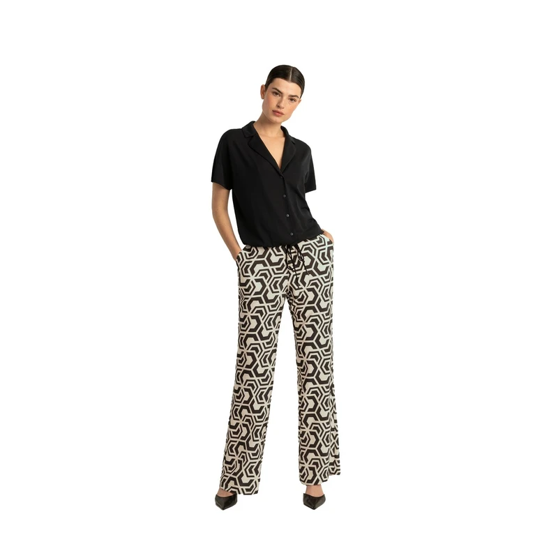 Dames Broek EX24-21046 Expresso ZWART