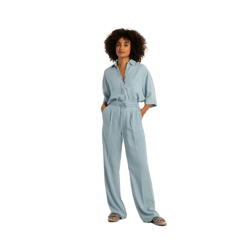 Dames Broek EX24-22023 Expresso LIGHT BLUE DENIM