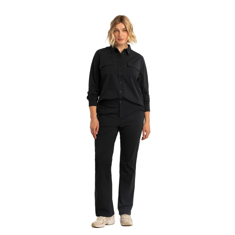 Dames Broek EX25-22008 Expresso ZWART