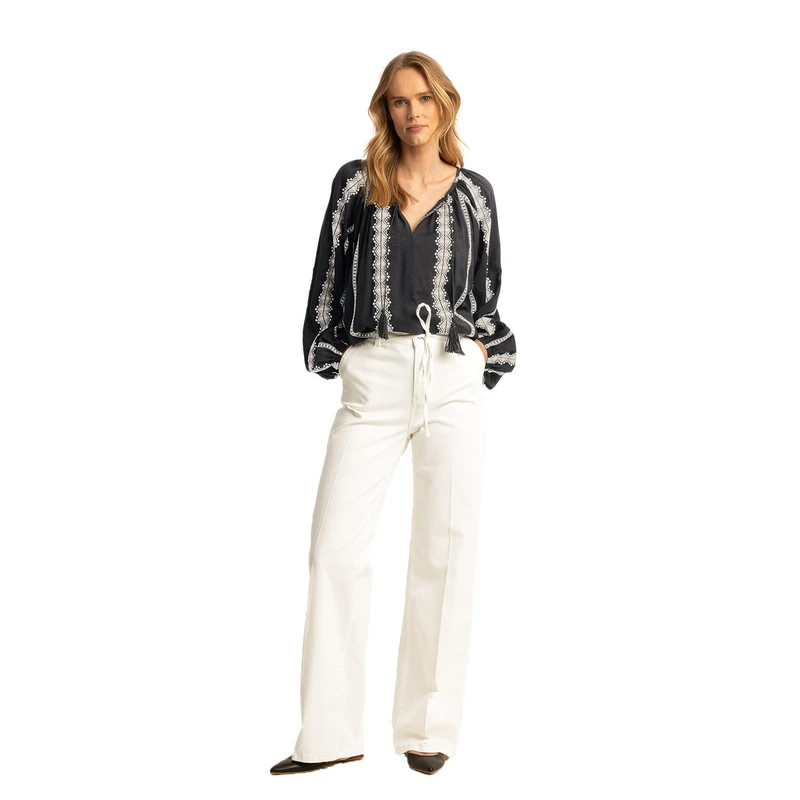 Dames Broek EX25-22009 Expresso OFF-WHITE