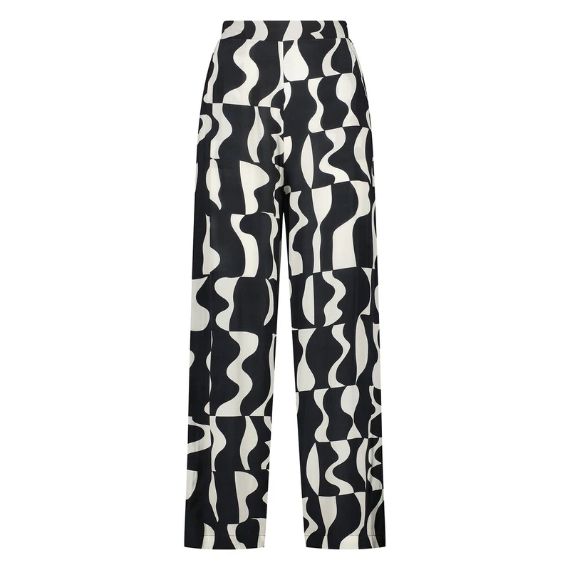 Dames Broek Grace pants Nukus ZWART DESSIN
