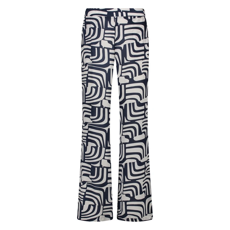 Dames Broek Josephine Nukus BLAUW DESSIN