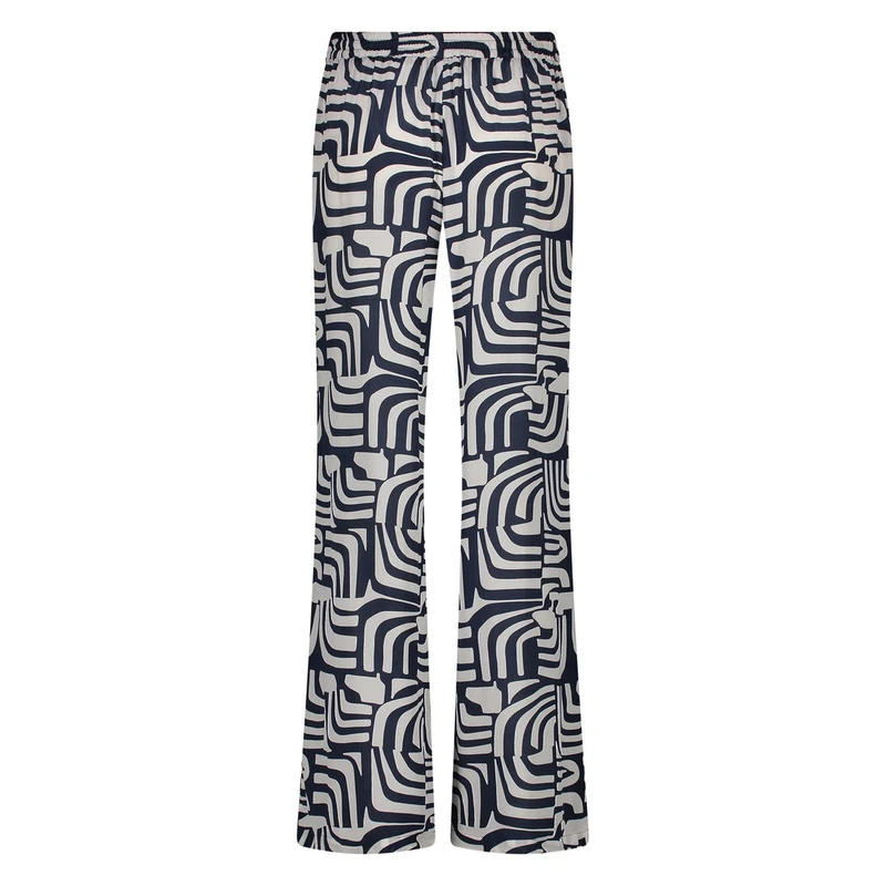 Dames Broek Josephine Nukus BLAUW DESSIN