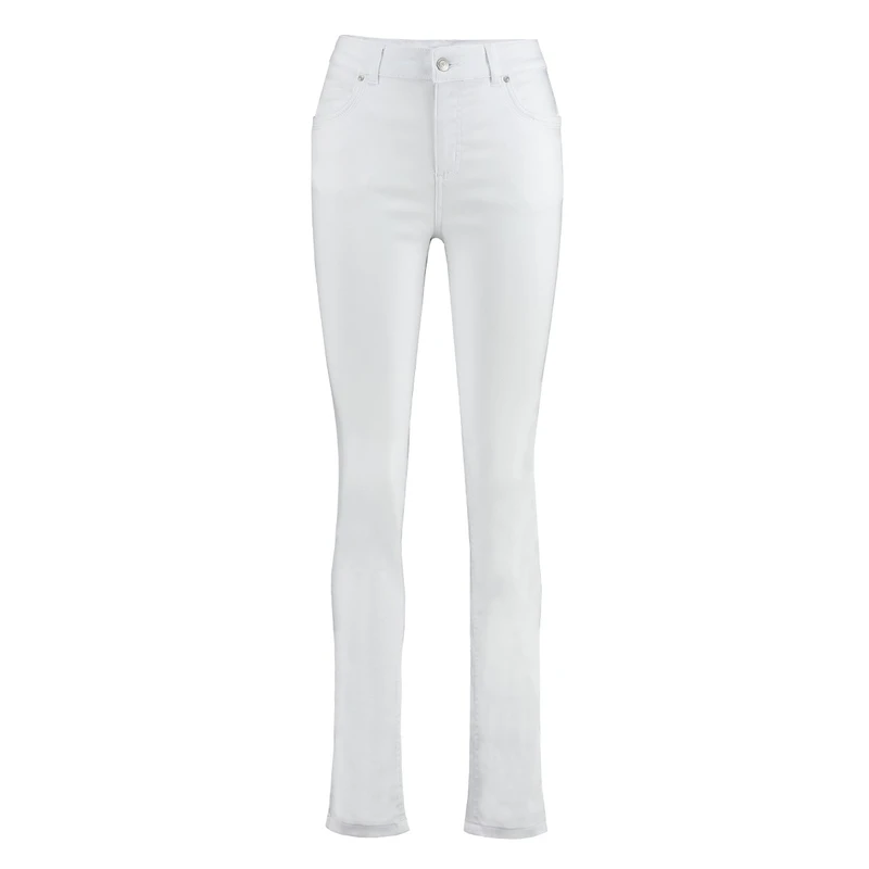 Dames Broek Logan#nitrosatin82cm Sanne Wit