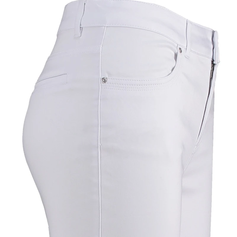 Dames Broek Logan#nitrosatin82cm Sanne Wit