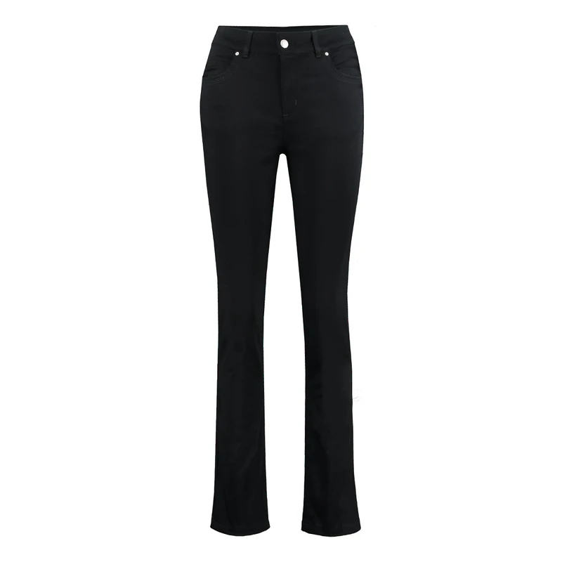 Dames Broek Logan#nitrosatin82cm Sanne ZWART