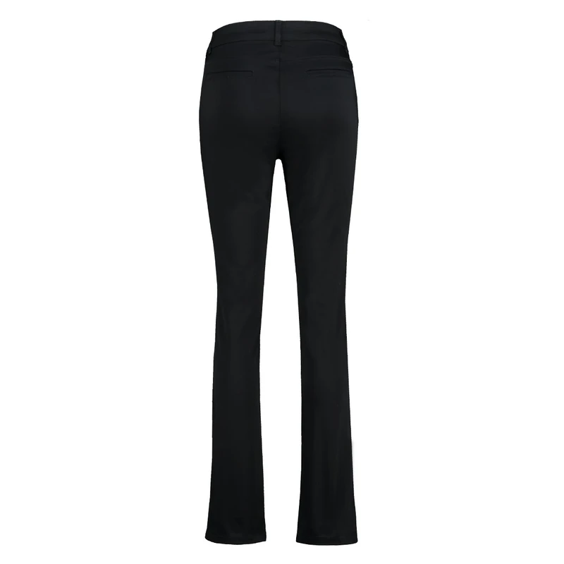 Dames Broek Logan#nitrosatin82cm Sanne ZWART