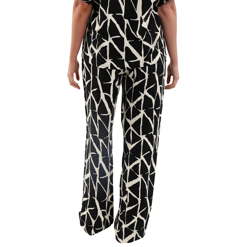 Dames Broek Lola Nukus ZWART DESSIN