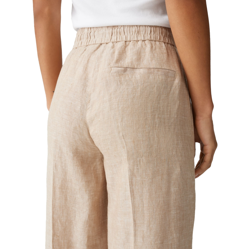 Dames Broek Maikito linen Opus BEIGE