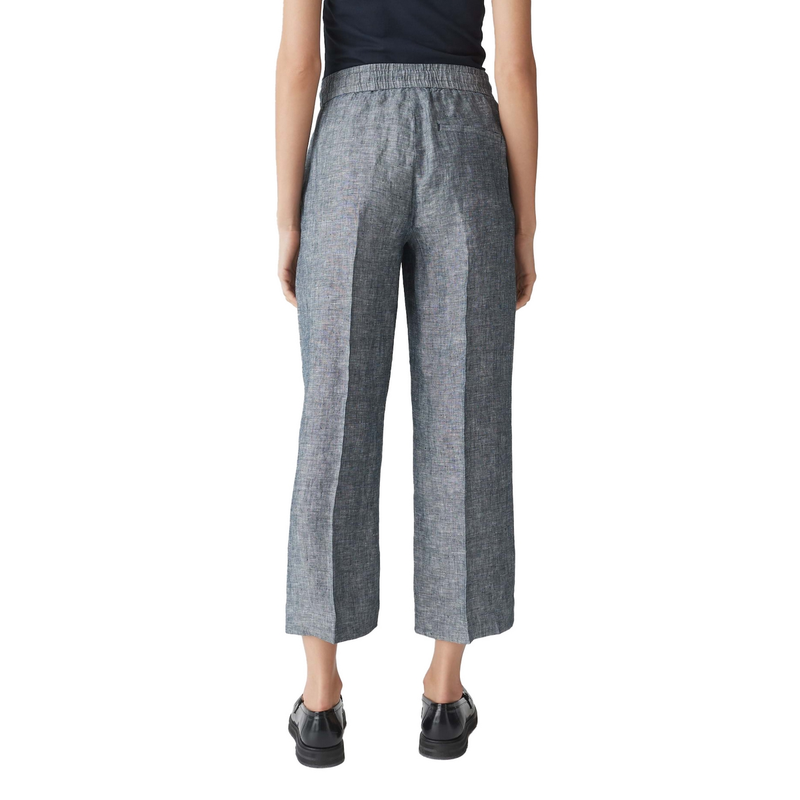 Dames Broek Maikito linen Opus KOBALT
