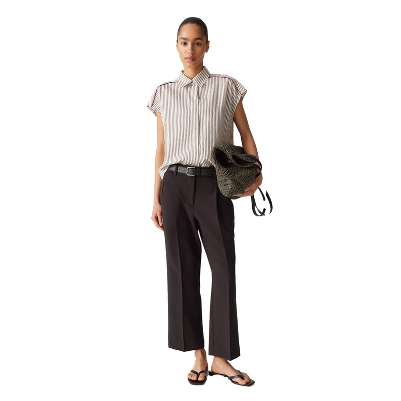 Dames Broek Meeri city Opus MIDDEN BRUIN