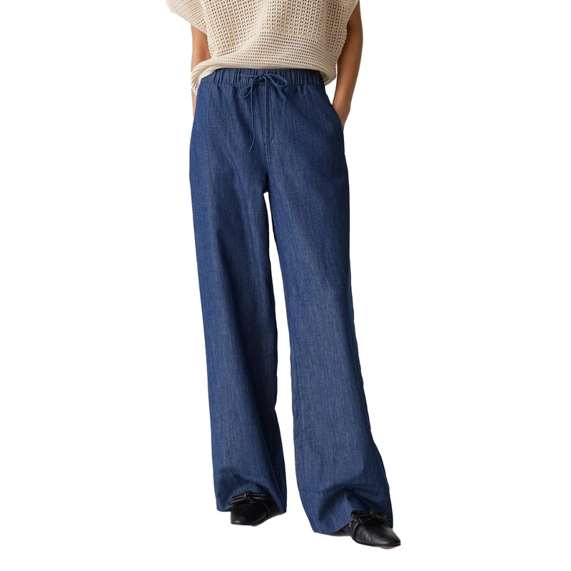 Dames Broek Melane denim Opus MID BLUE DENIM