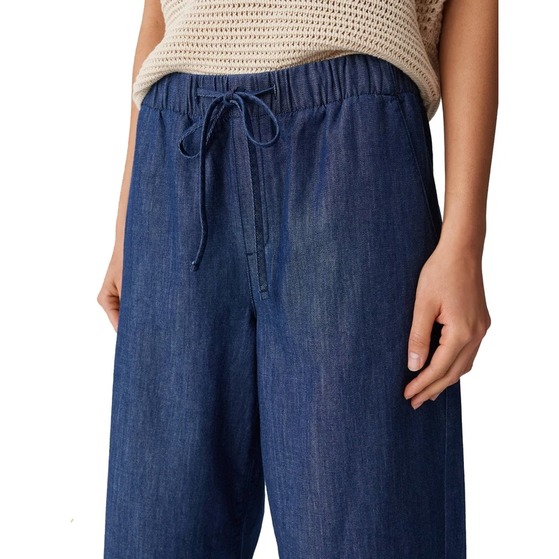 Dames Broek Melane denim Opus MID BLUE DENIM