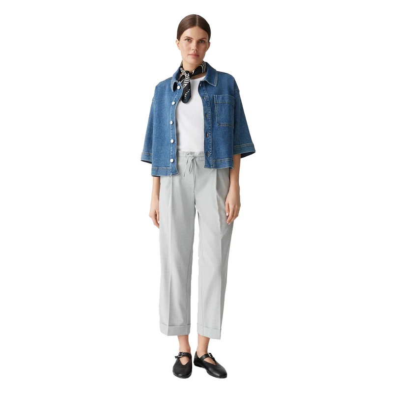 Dames Broek Melosa city Opus MIDDEN GRIJS