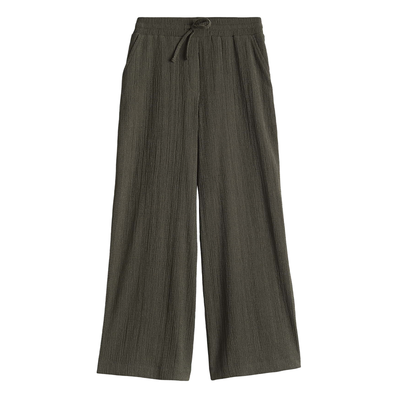 Dames Broek Mileni crinkle Opus OLIJF