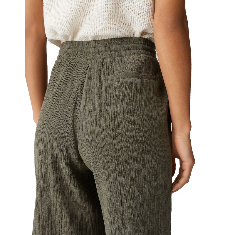 Dames Broek Mileni crinkle Opus OLIJF