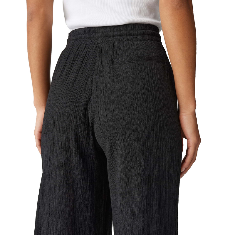 Dames Broek Mileni crinkle Opus ZWART