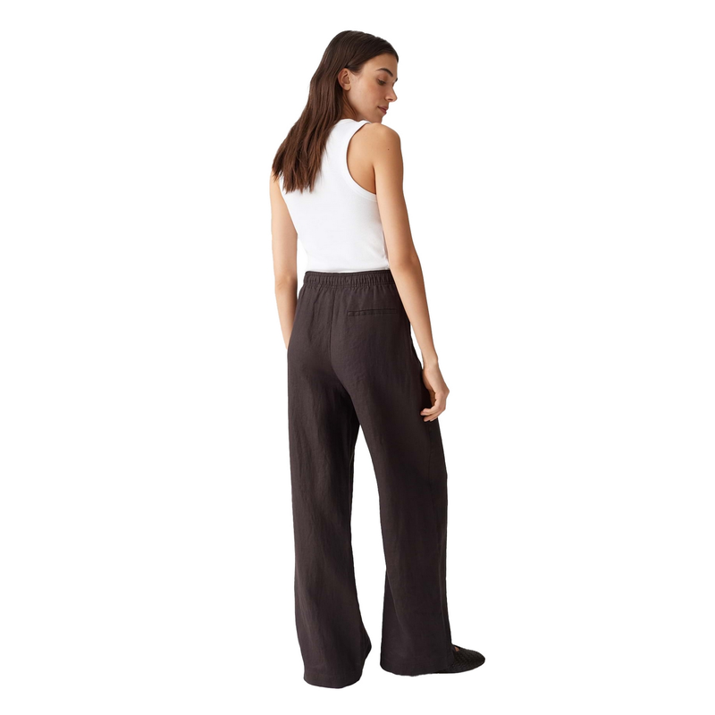 Dames Broek Mileni linen Opus MIDDEN BRUIN