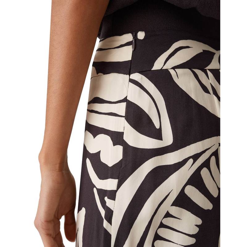 Dames Broek Misha tropical Opus MIDDEN BRUIN