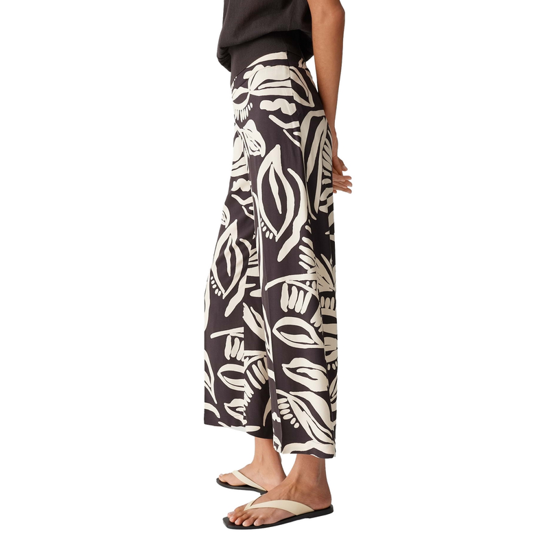 Dames Broek Misha tropical Opus MIDDEN BRUIN
