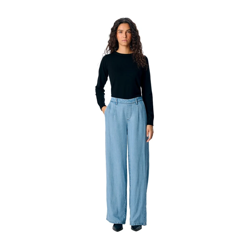 Dames Broek OBJFRAME Object MIDDEN BLAUW