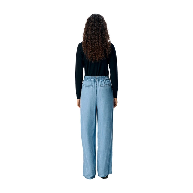 Dames Broek OBJFRAME Object MIDDEN BLAUW