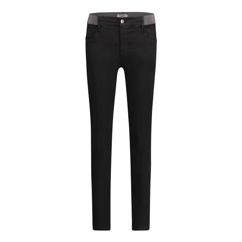 Dames Broek Ornelle Sporty Angels BLACK DENIM