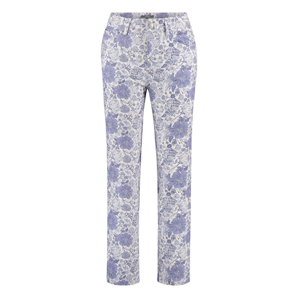 Dames Broek PS#blauwebloemprt72c