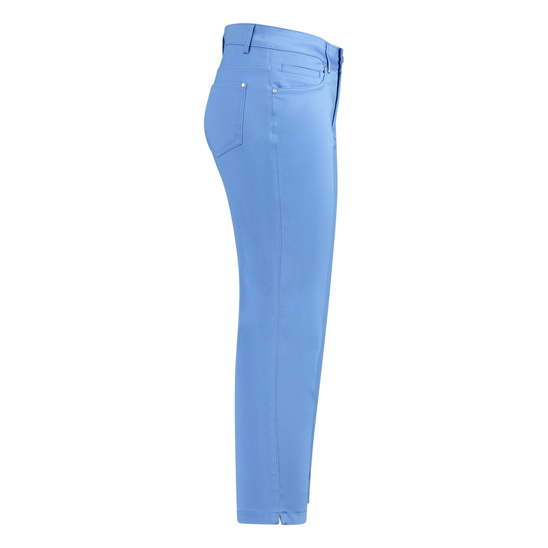Dames Broek PS # nitro satin 64 cm Sanne MIDDEN BLAUW