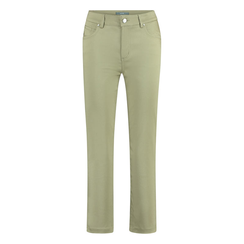Dames Broek PS # nitro satin 64 cm Sanne KHAKIGROEN