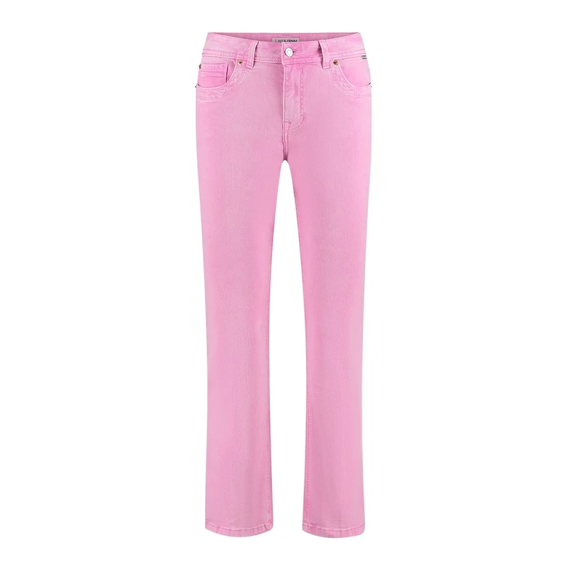 Dames Broek svu4182 Babette colour denim Ivy & You FUCHSIA