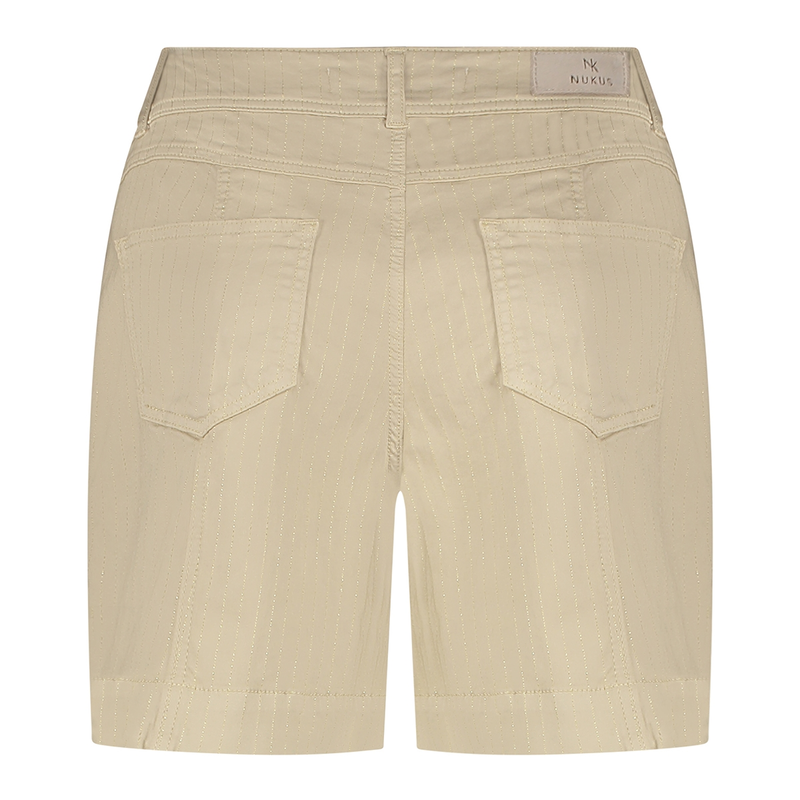 Dames Broek TANYA SHORT STRIPE Nukus ZAND