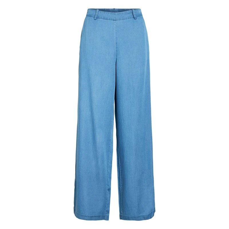 Dames Broek VIBISTA Vila MID BLUE DENIM