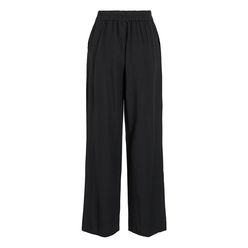 Dames Broek VIPOLENE Vila ZWART DESSIN