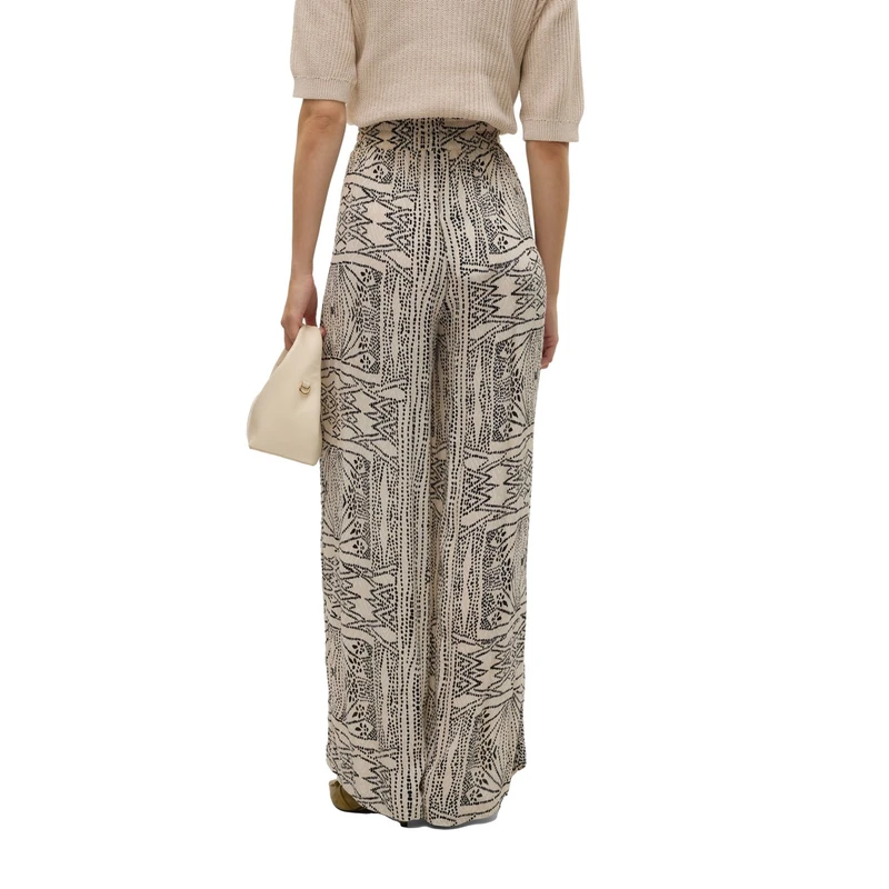 Dames Broek VMMENNY Vero Moda NATUREL