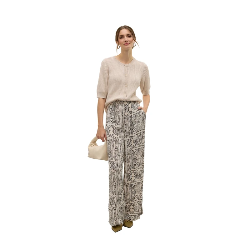 Dames Broek VMMENNY Vero Moda NATUREL