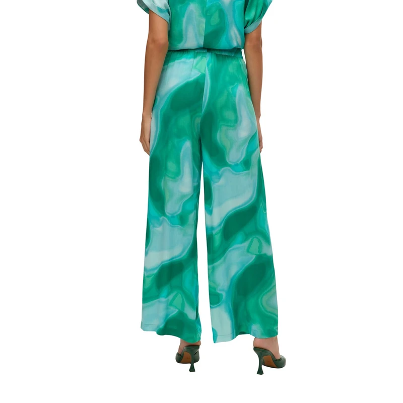 Dames Broek VMVADE Vero Moda GROEN DESSIN