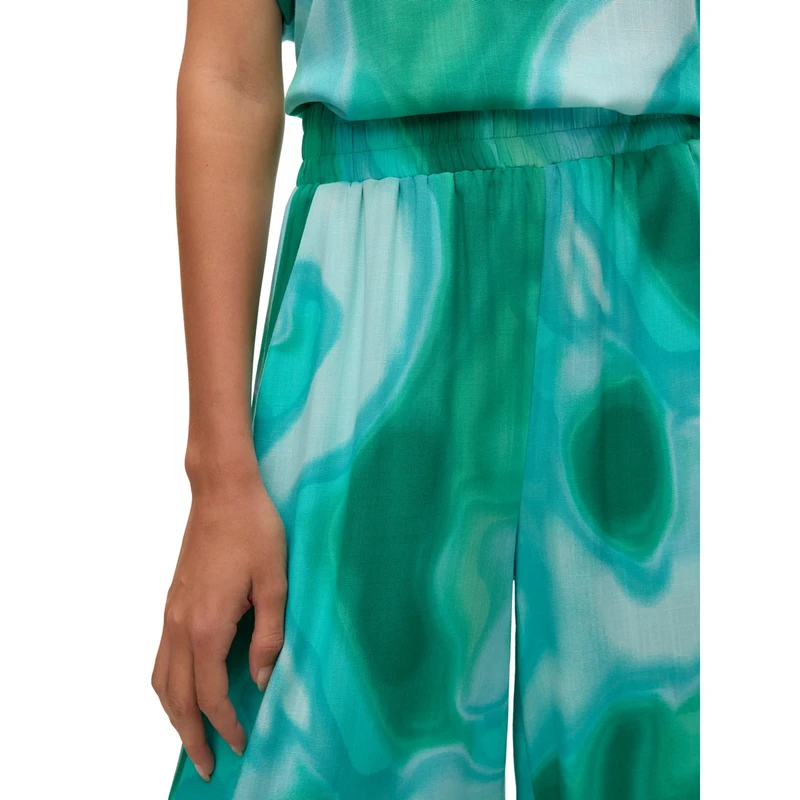 Dames Broek VMVADE Vero Moda GROEN DESSIN