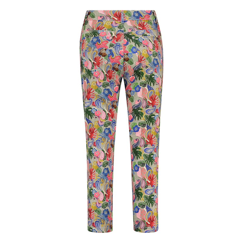 Dames capri bloemprint 64 cm Sanne DIVERSE KLEUREN
