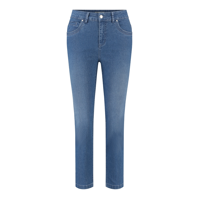 Dames Capri Dontalla Sanne MID BLUE DENIM
