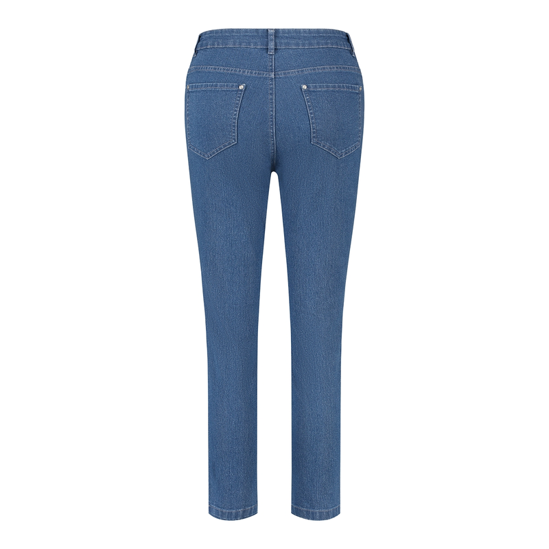 Dames Capri Dontalla Sanne MID BLUE DENIM