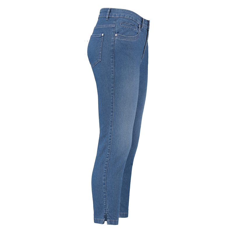 Dames Capri Dontalla Sanne MID BLUE DENIM
