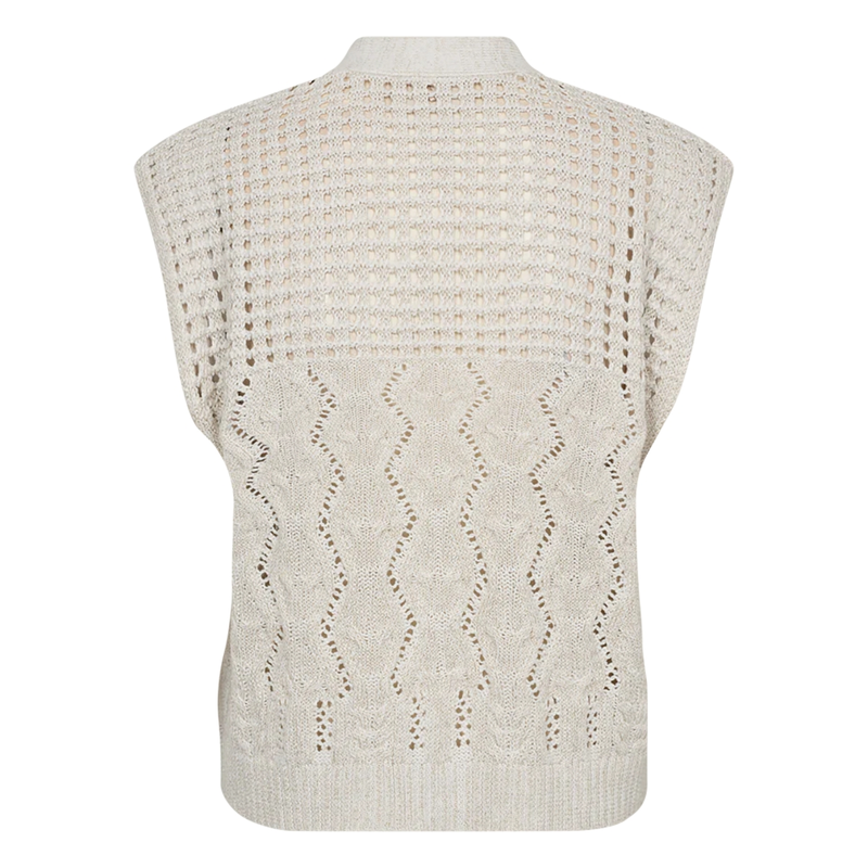 Dames Gilet 206074 Freequent Wit