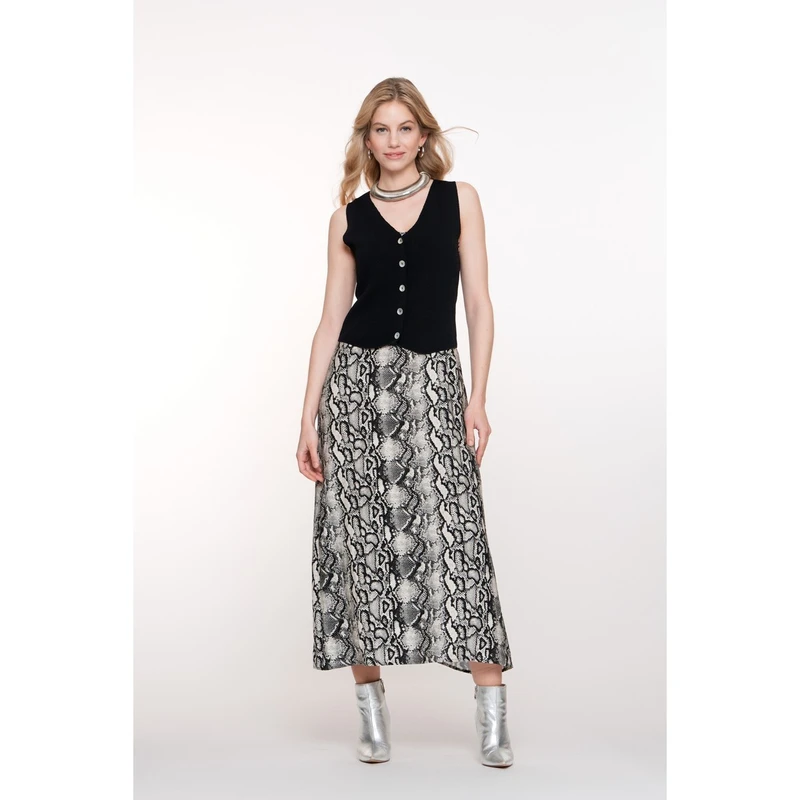 Dames Gilet 54338-70 Geisha ZWART