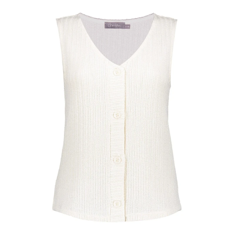 Dames Gilet 54350-41 Geisha OFF-WHITE