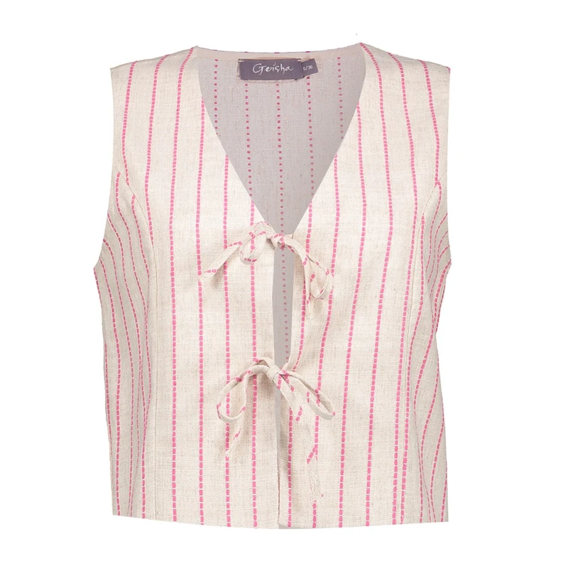Dames Gilet 54383-20 Geisha ZAND